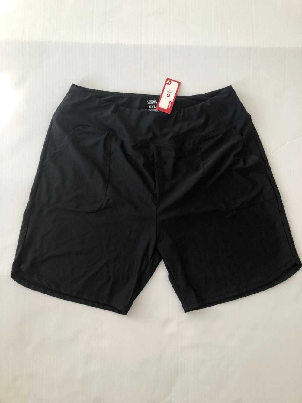 Viodia Long Swim Board Shorts High Waisted Beach Women with Liner Size XXL